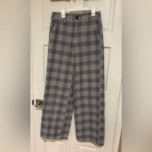 American Eagle Outfitters Gray Plaid Women's Pants